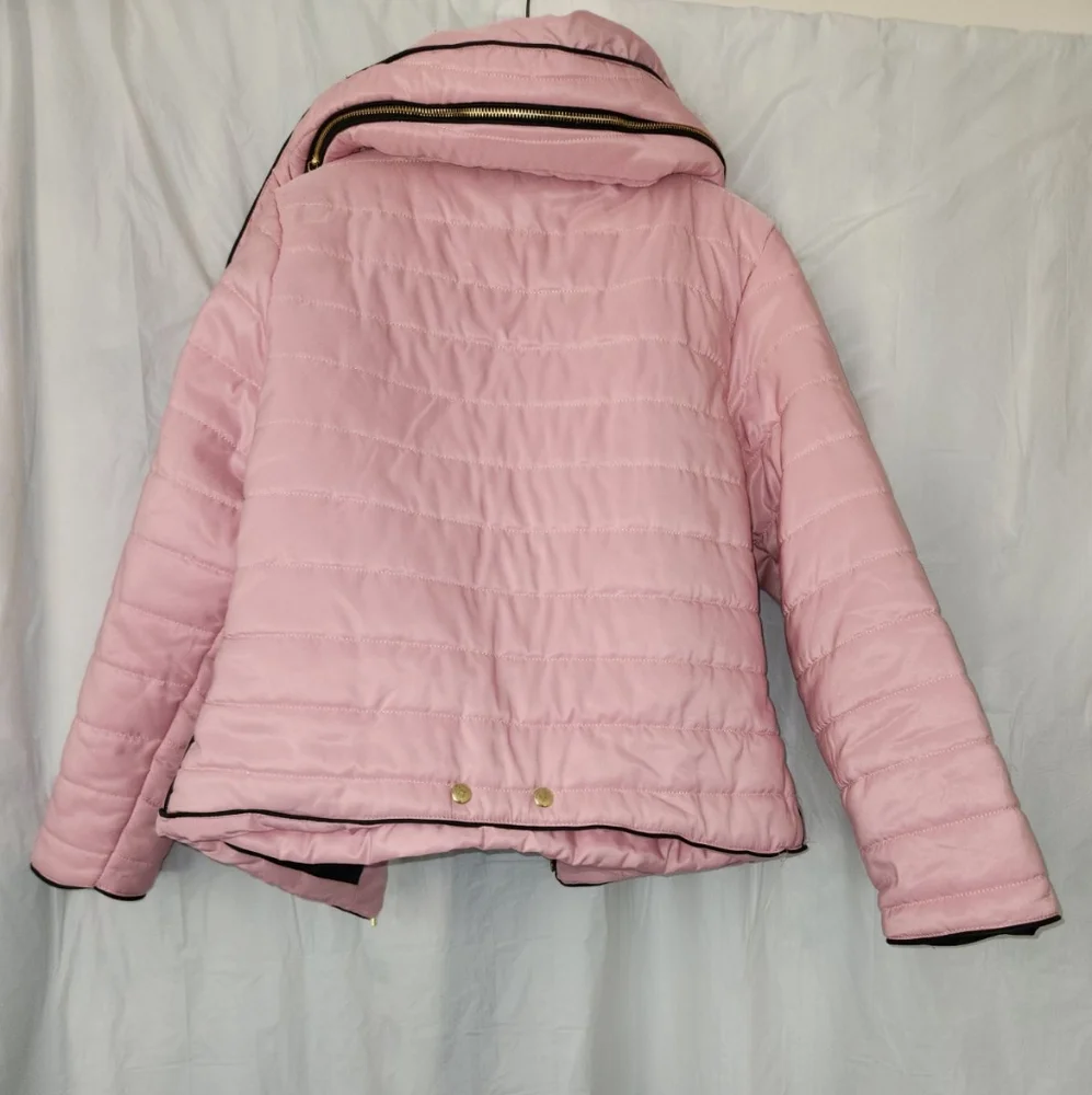 Light Pink Puffer Coat - Picture 5 of 11